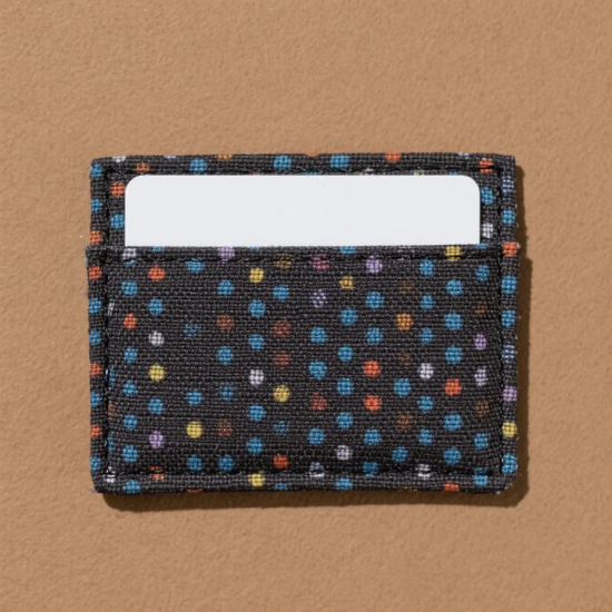 Polka Dots Fabric Card Holders